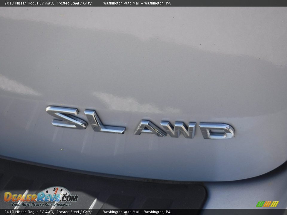 2013 Nissan Rogue SV AWD Frosted Steel / Gray Photo #16