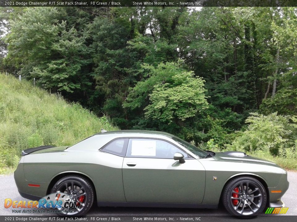 F8 Green 2021 Dodge Challenger R/T Scat Pack Shaker Photo #5