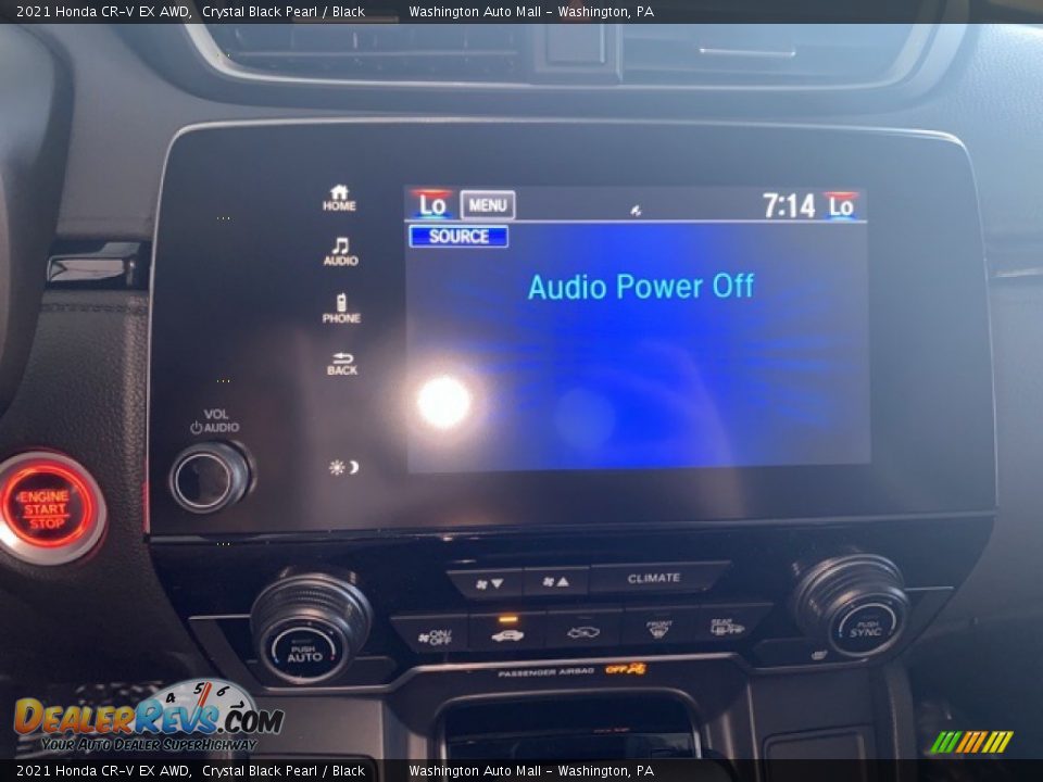 2021 Honda CR-V EX AWD Crystal Black Pearl / Black Photo #12