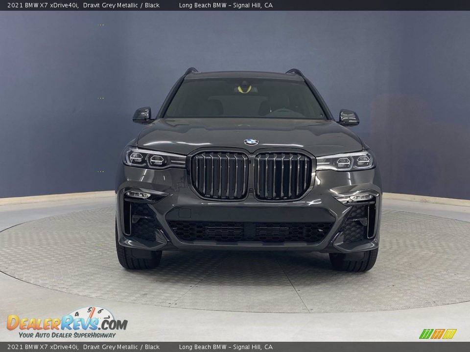 2021 BMW X7 xDrive40i Dravit Grey Metallic / Black Photo #2