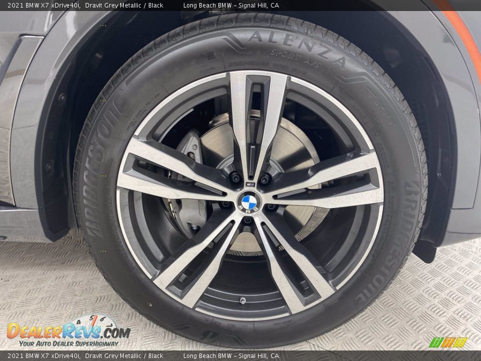 2021 BMW X7 xDrive40i Dravit Grey Metallic / Black Photo #3