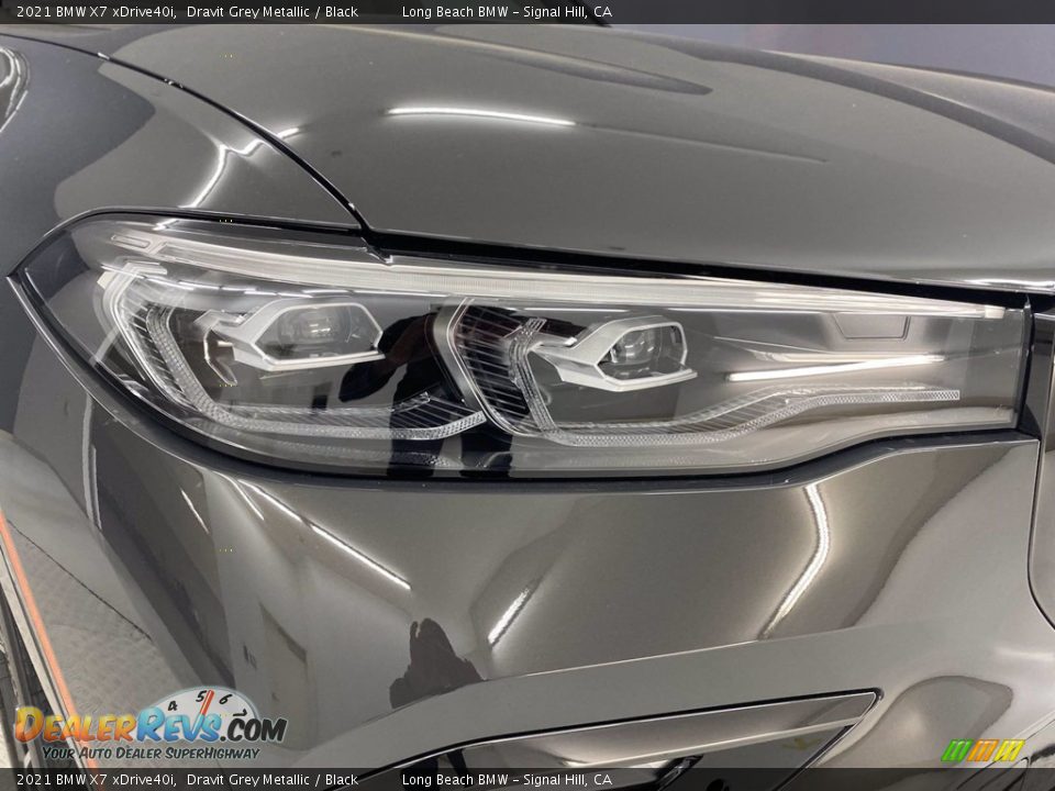 2021 BMW X7 xDrive40i Dravit Grey Metallic / Black Photo #4