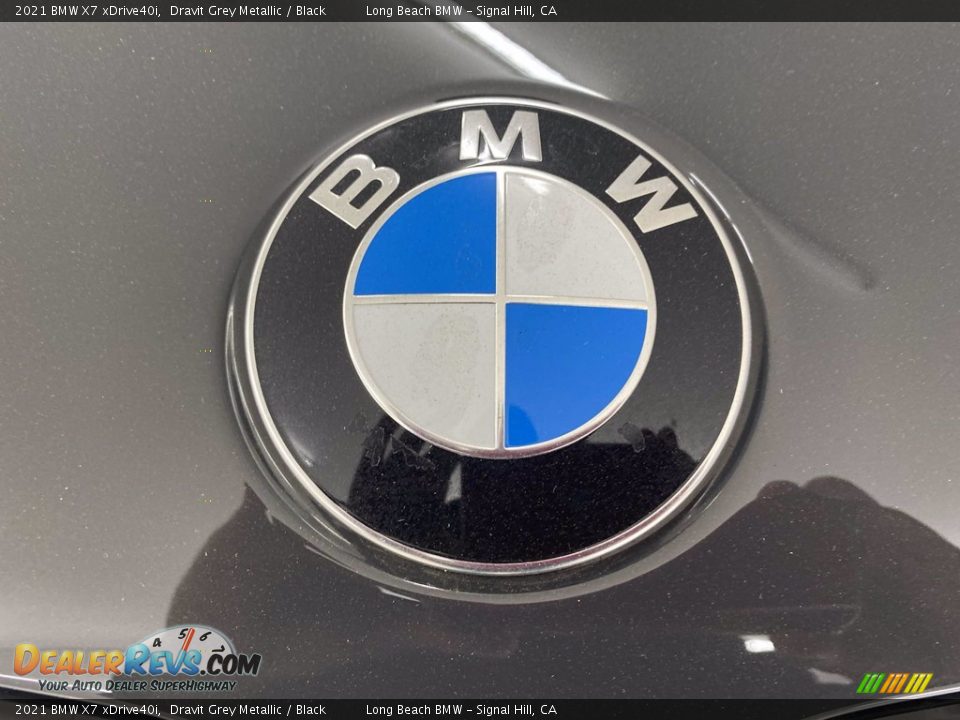 2021 BMW X7 xDrive40i Dravit Grey Metallic / Black Photo #5