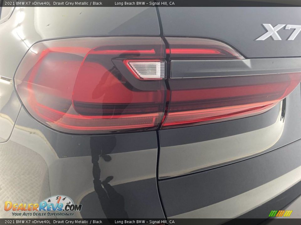 2021 BMW X7 xDrive40i Dravit Grey Metallic / Black Photo #6