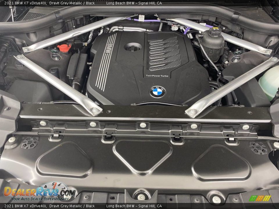 2021 BMW X7 xDrive40i Dravit Grey Metallic / Black Photo #9