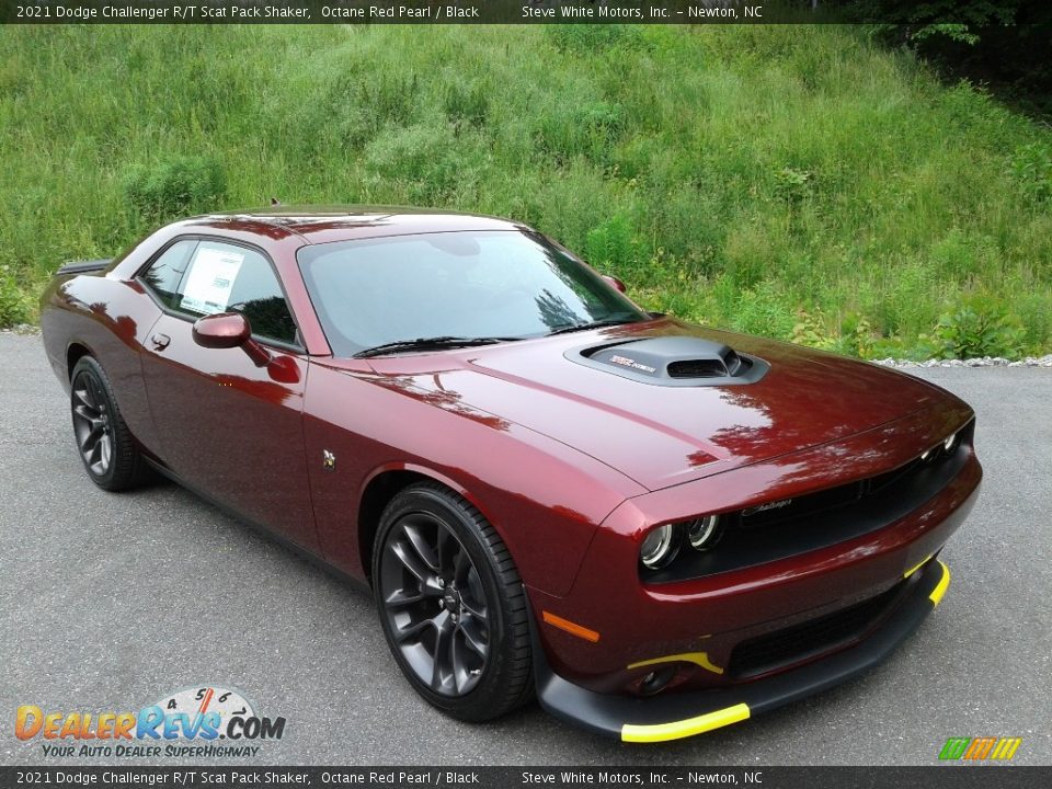 2021 Dodge Challenger R/T Scat Pack Shaker Octane Red Pearl / Black Photo #4