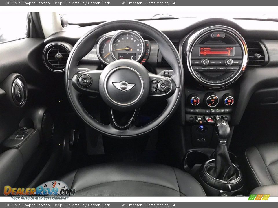 2014 Mini Cooper Hardtop Deep Blue Metallic / Carbon Black Photo #4