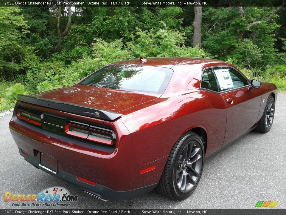 2021 Dodge Challenger R/T Scat Pack Shaker Octane Red Pearl / Black Photo #6