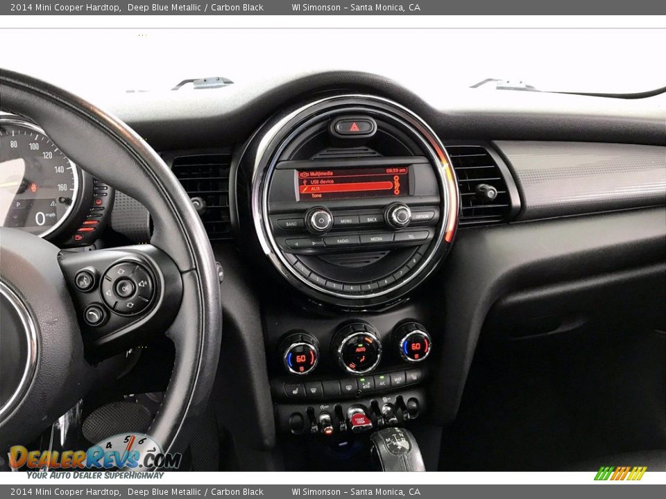 2014 Mini Cooper Hardtop Deep Blue Metallic / Carbon Black Photo #5