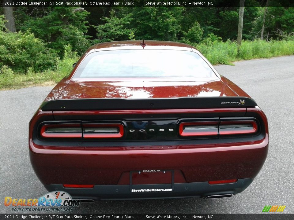 2021 Dodge Challenger R/T Scat Pack Shaker Octane Red Pearl / Black Photo #7