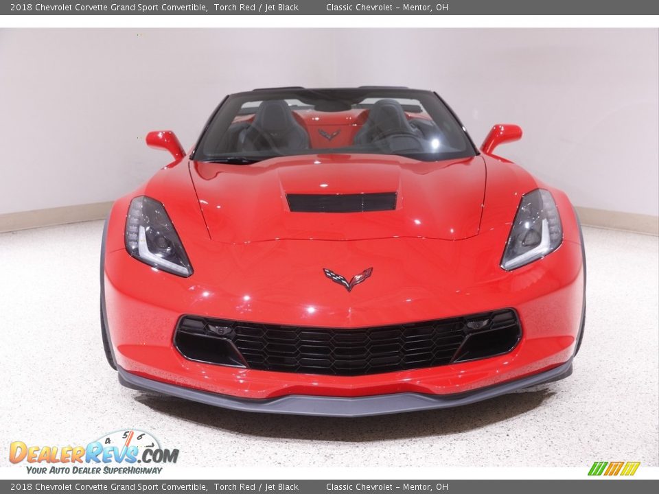 2018 Chevrolet Corvette Grand Sport Convertible Torch Red / Jet Black Photo #3