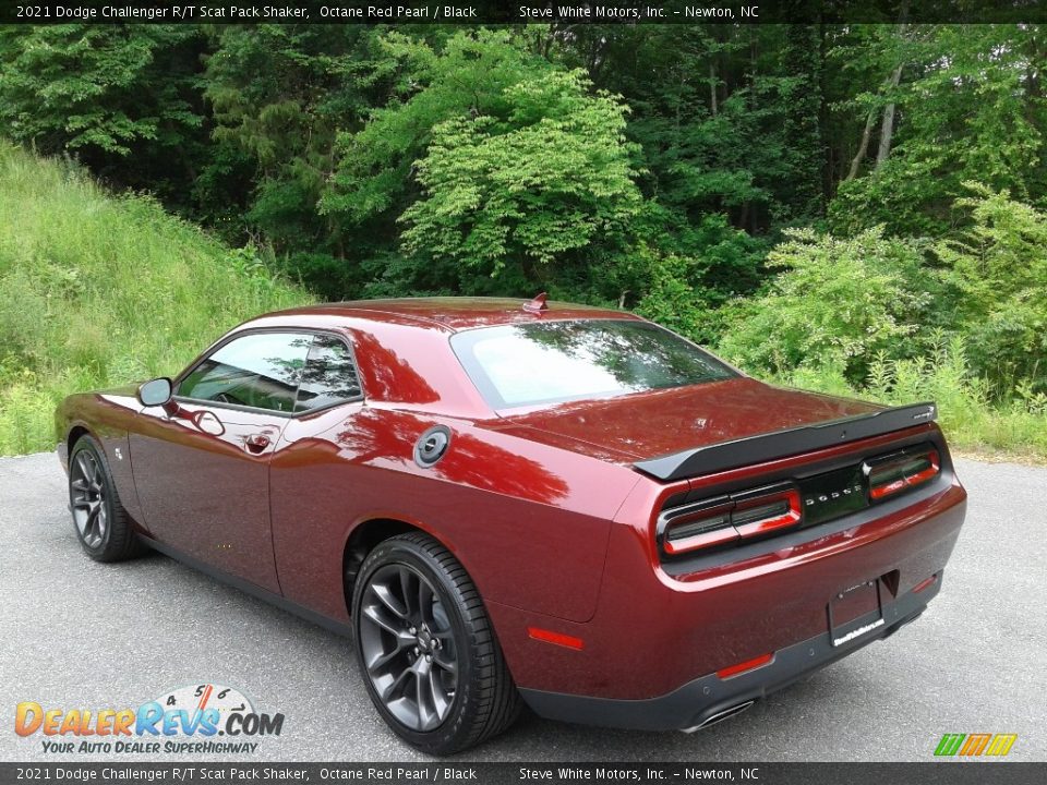 2021 Dodge Challenger R/T Scat Pack Shaker Octane Red Pearl / Black Photo #8