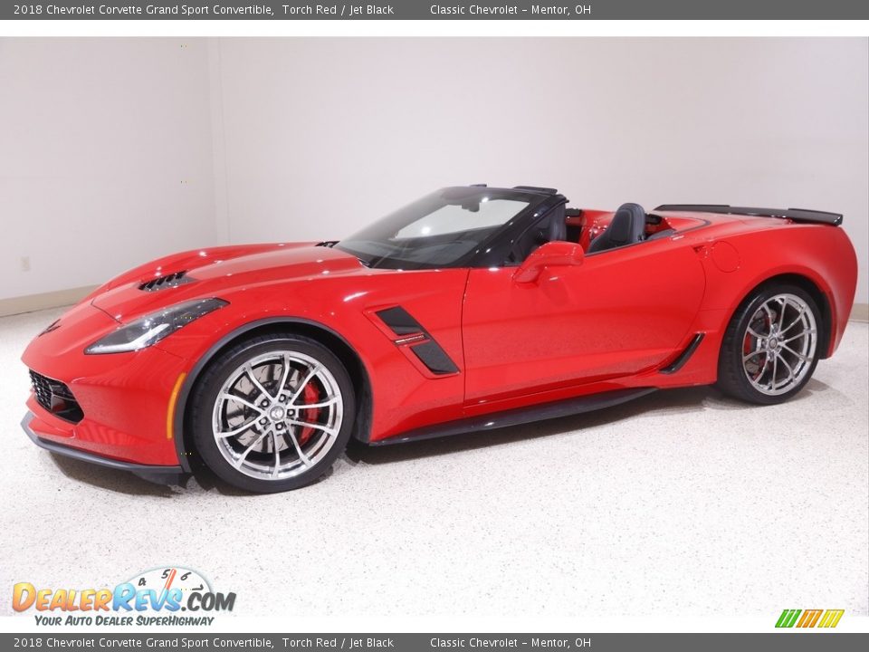 2018 Chevrolet Corvette Grand Sport Convertible Torch Red / Jet Black Photo #4