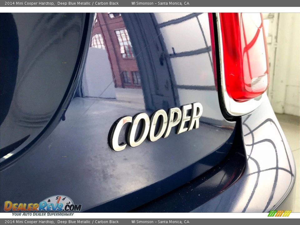 2014 Mini Cooper Hardtop Deep Blue Metallic / Carbon Black Photo #7