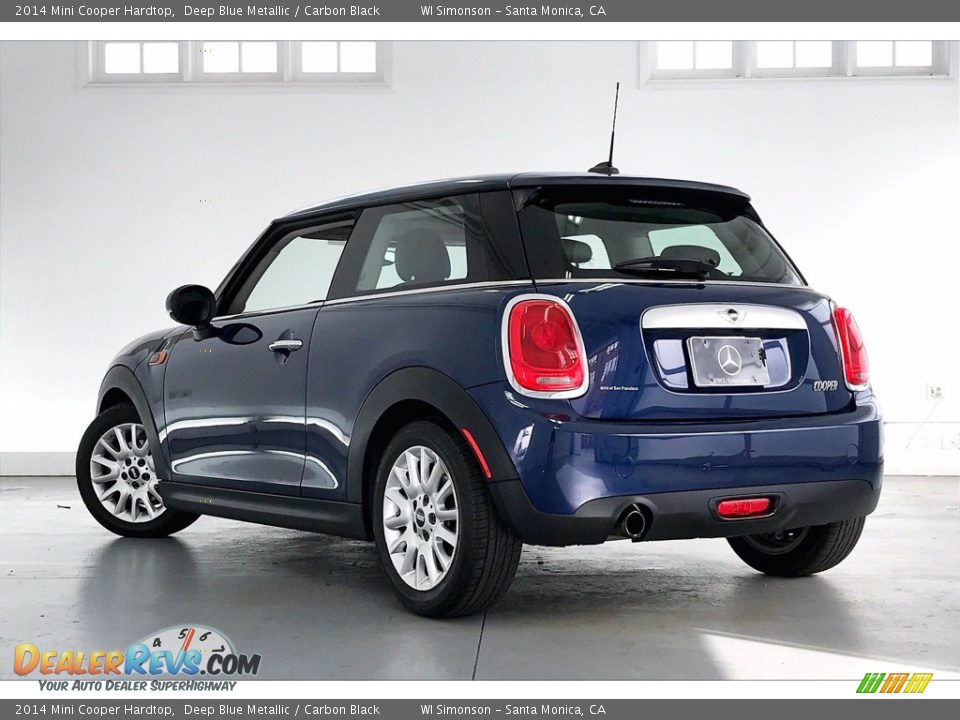 2014 Mini Cooper Hardtop Deep Blue Metallic / Carbon Black Photo #10