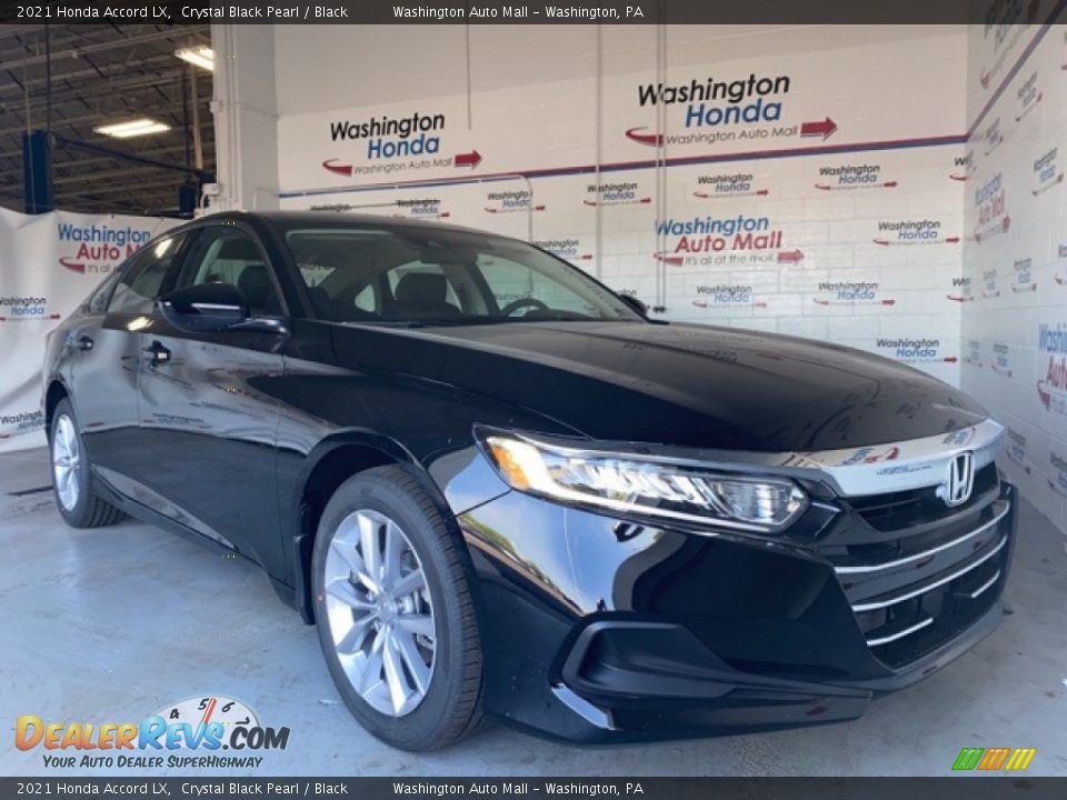 2021 Honda Accord LX Crystal Black Pearl / Black Photo #1