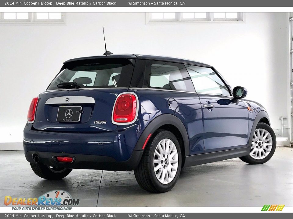 2014 Mini Cooper Hardtop Deep Blue Metallic / Carbon Black Photo #13