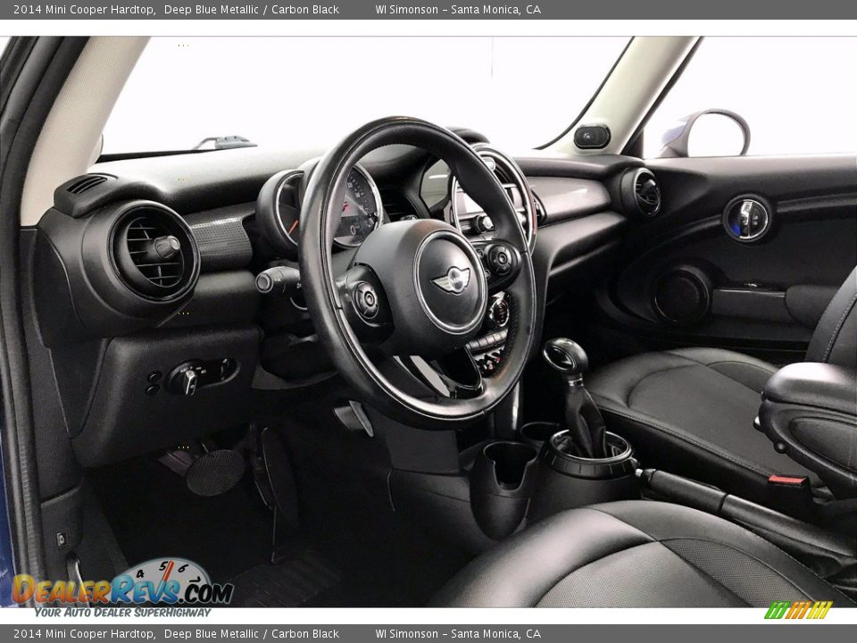 2014 Mini Cooper Hardtop Deep Blue Metallic / Carbon Black Photo #14