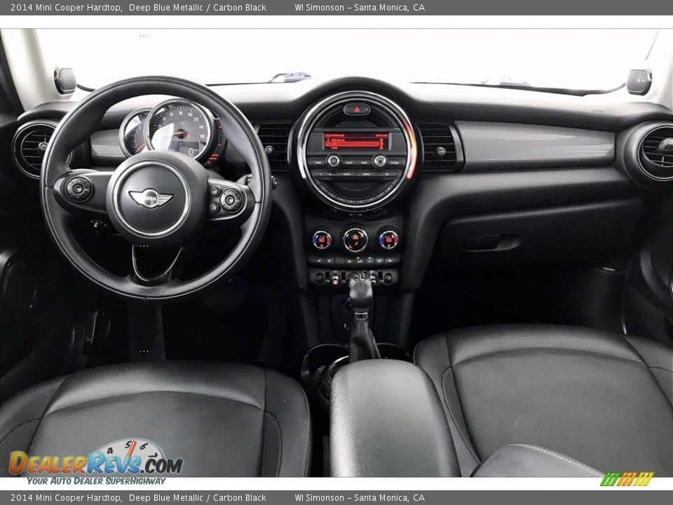 2014 Mini Cooper Hardtop Deep Blue Metallic / Carbon Black Photo #15