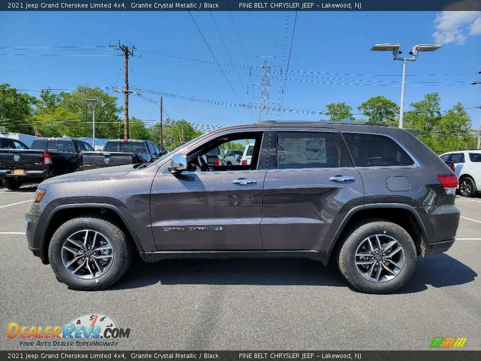 2021 Jeep Grand Cherokee Limited 4x4 Granite Crystal Metallic / Black Photo #4