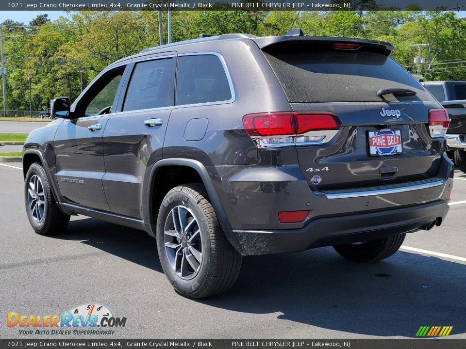 2021 Jeep Grand Cherokee Limited 4x4 Granite Crystal Metallic / Black Photo #6