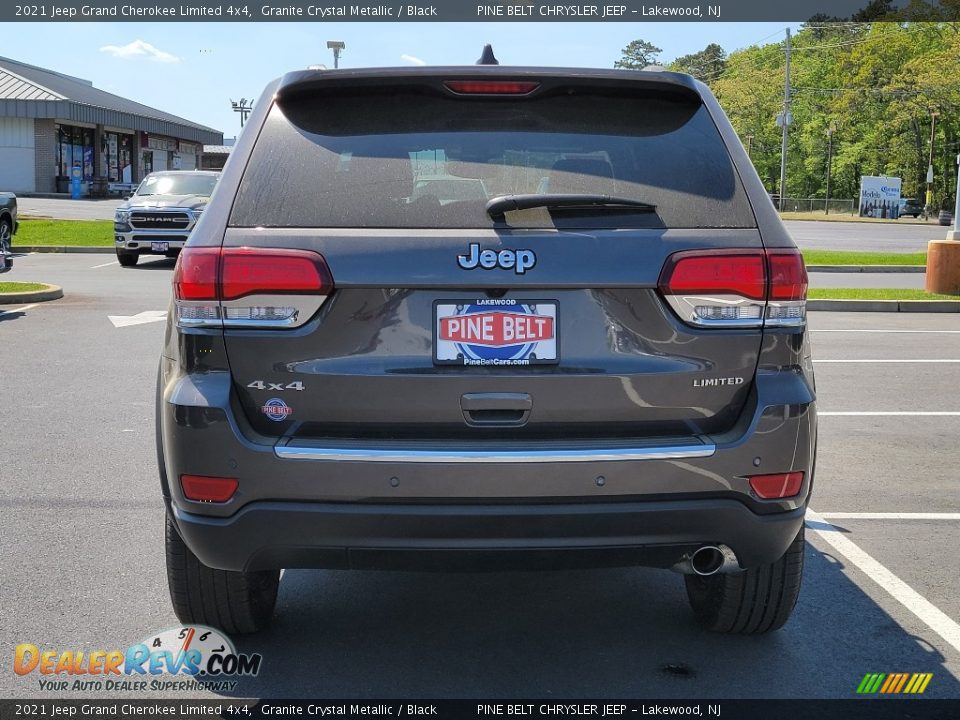 2021 Jeep Grand Cherokee Limited 4x4 Granite Crystal Metallic / Black Photo #7