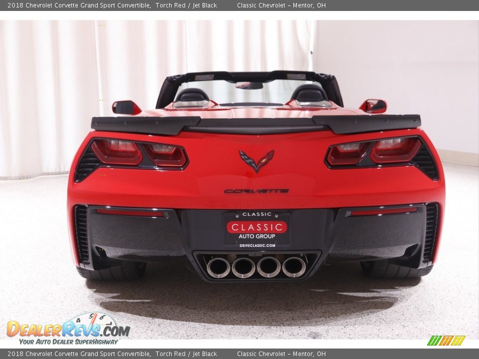 2018 Chevrolet Corvette Grand Sport Convertible Torch Red / Jet Black Photo #23