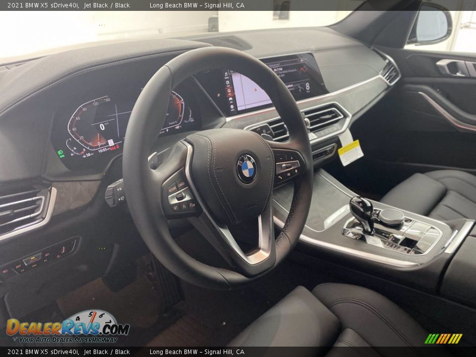 2021 BMW X5 sDrive40i Jet Black / Black Photo #12