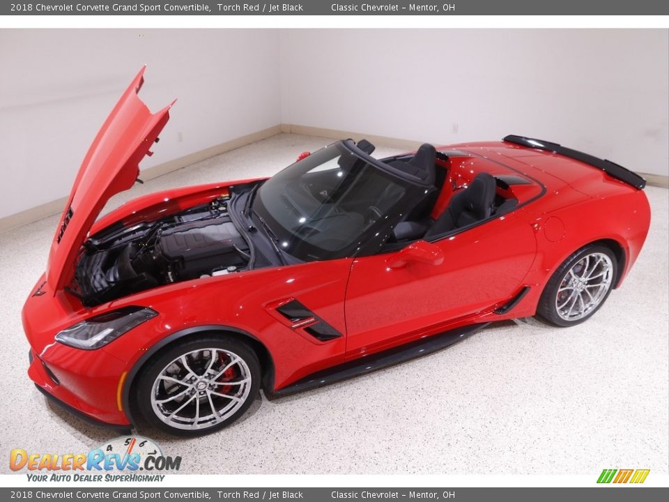 2018 Chevrolet Corvette Grand Sport Convertible Torch Red / Jet Black Photo #24