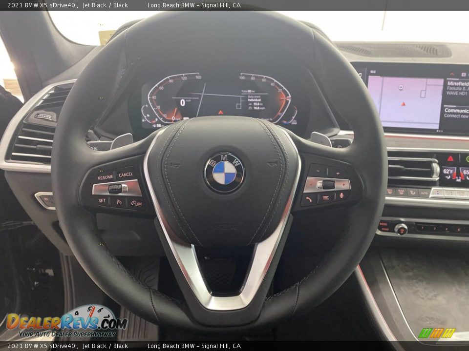 2021 BMW X5 sDrive40i Jet Black / Black Photo #14