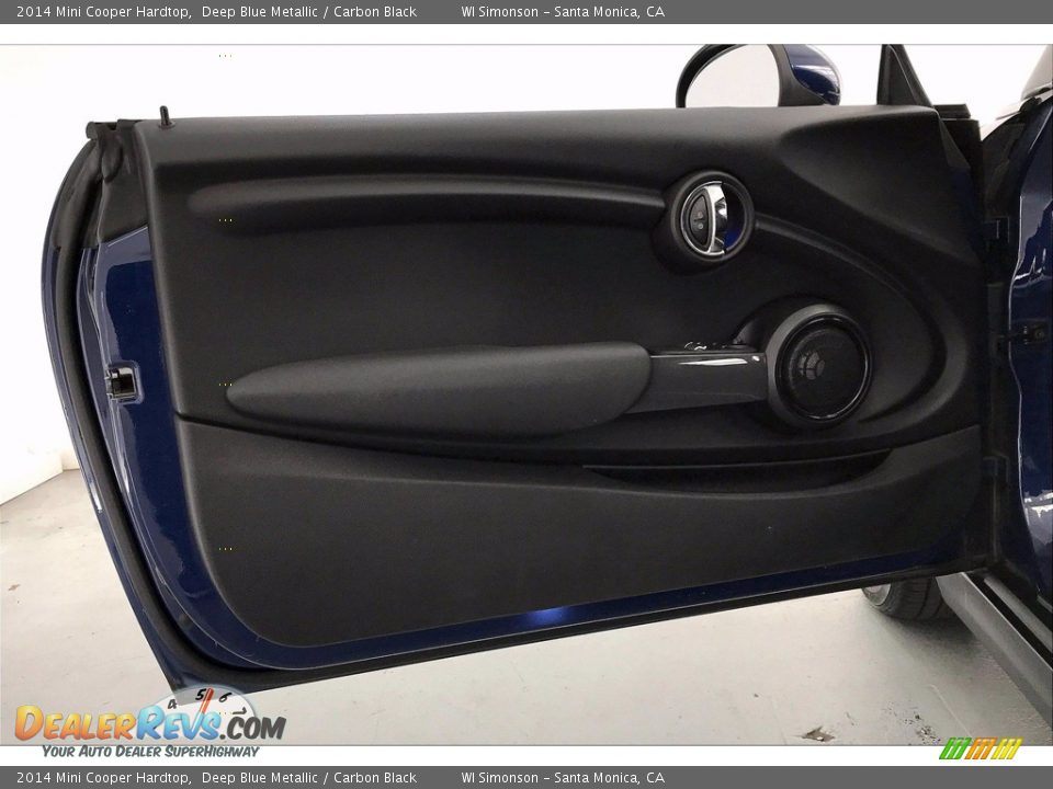 2014 Mini Cooper Hardtop Deep Blue Metallic / Carbon Black Photo #25