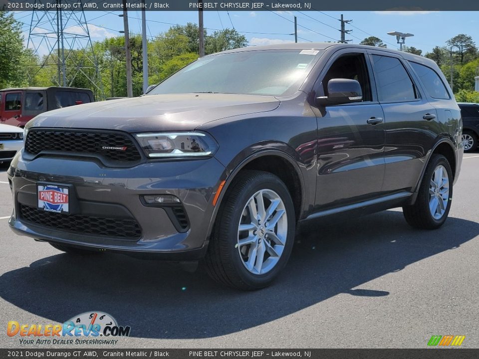 2021 Dodge Durango GT AWD Granite Metallic / Black Photo #1