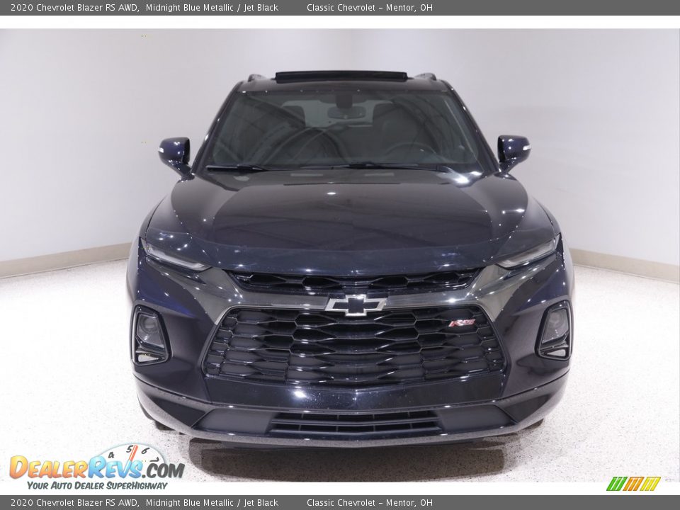 2020 Chevrolet Blazer RS AWD Midnight Blue Metallic / Jet Black Photo #2