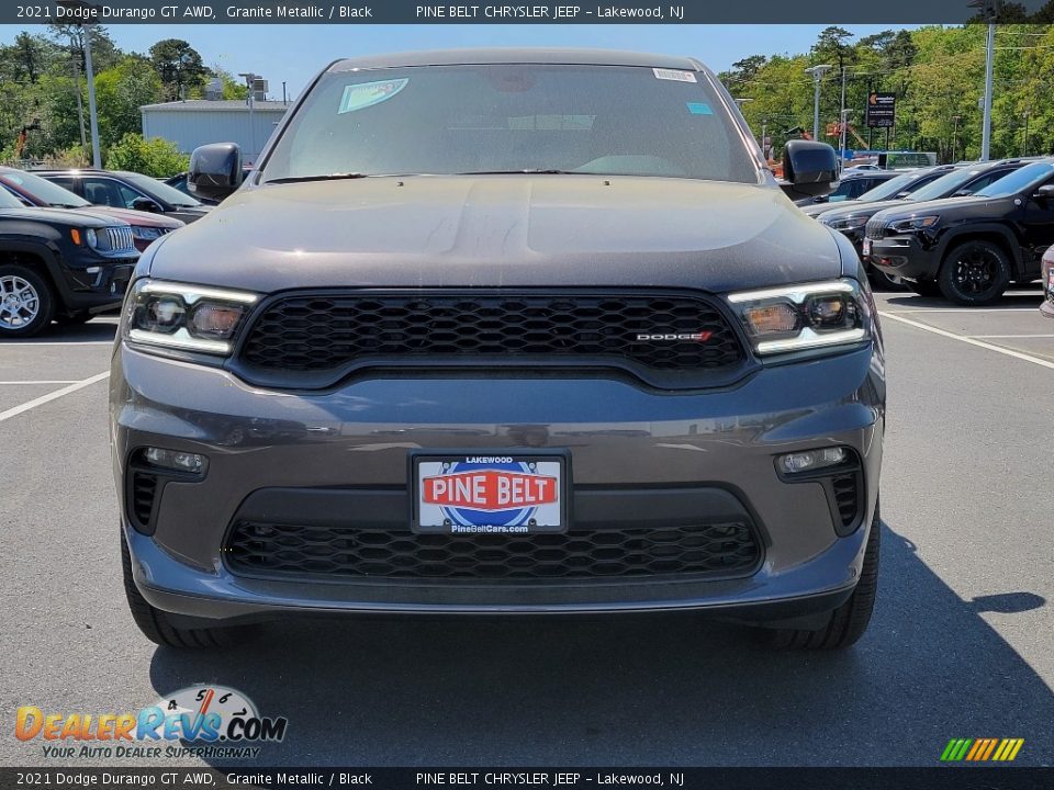 2021 Dodge Durango GT AWD Granite Metallic / Black Photo #3