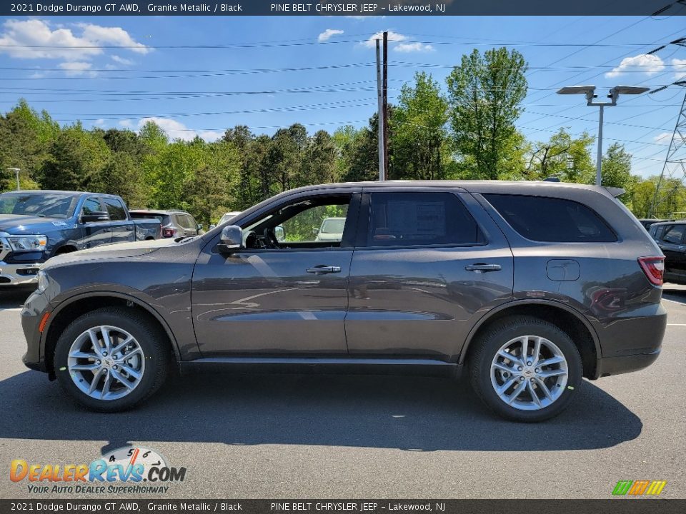 2021 Dodge Durango GT AWD Granite Metallic / Black Photo #4