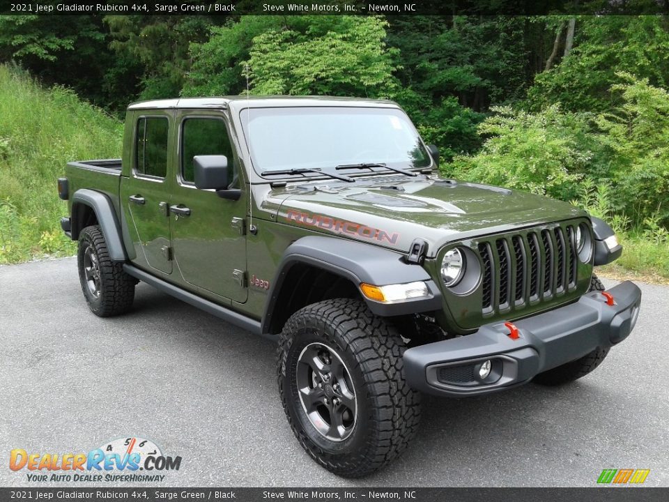 2021 Jeep Gladiator Rubicon 4x4 Sarge Green / Black Photo #4