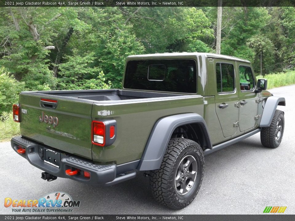 2021 Jeep Gladiator Rubicon 4x4 Sarge Green / Black Photo #6