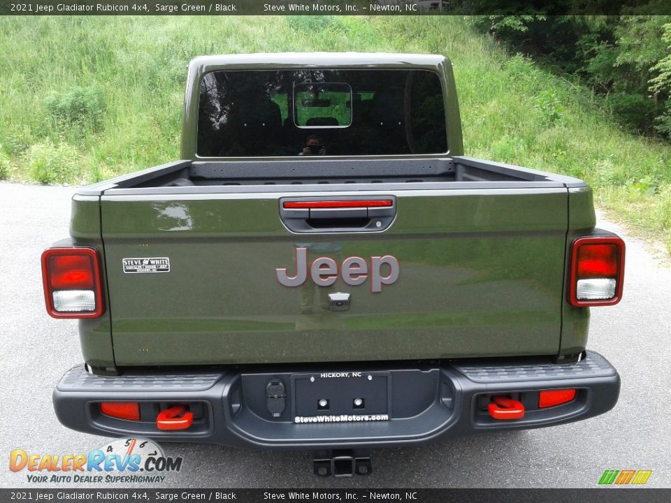 2021 Jeep Gladiator Rubicon 4x4 Sarge Green / Black Photo #7