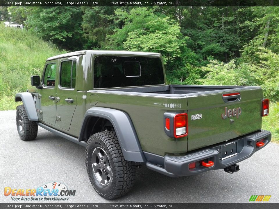 2021 Jeep Gladiator Rubicon 4x4 Sarge Green / Black Photo #9