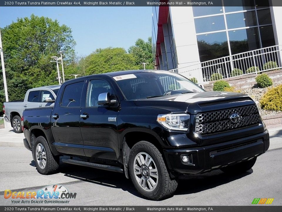 2020 Toyota Tundra Platinum CrewMax 4x4 Midnight Black Metallic / Black Photo #1