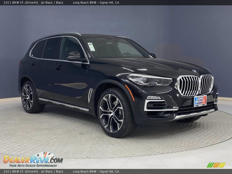 2021 BMW X5 sDrive40i Jet Black / Black Photo #27