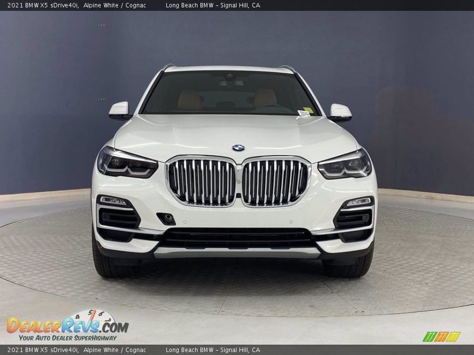 2021 BMW X5 sDrive40i Alpine White / Cognac Photo #2