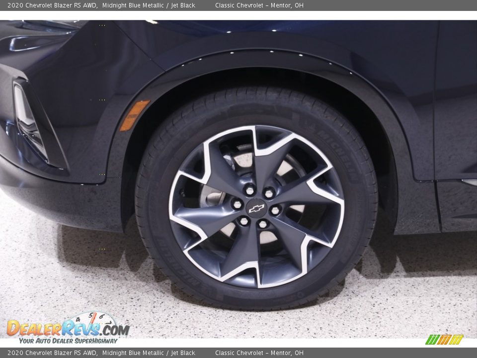 2020 Chevrolet Blazer RS AWD Midnight Blue Metallic / Jet Black Photo #19