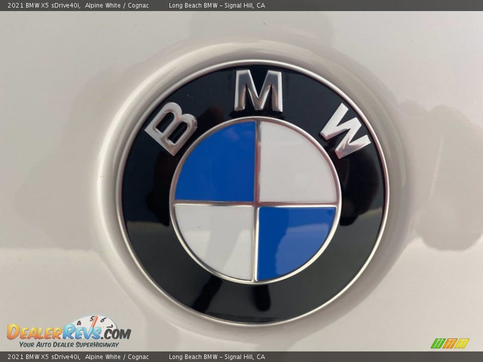 2021 BMW X5 sDrive40i Alpine White / Cognac Photo #7