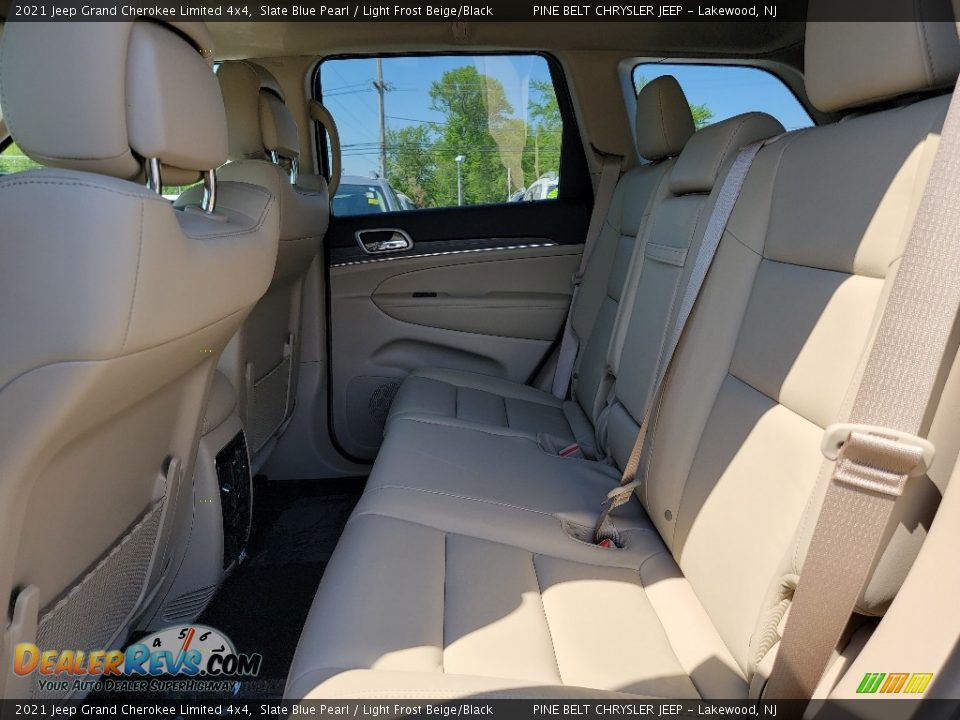 2021 Jeep Grand Cherokee Limited 4x4 Slate Blue Pearl / Light Frost Beige/Black Photo #9