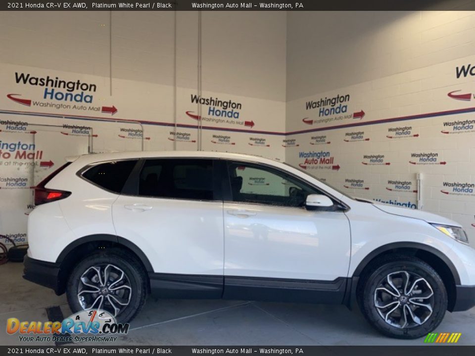 2021 Honda CR-V EX AWD Platinum White Pearl / Black Photo #2