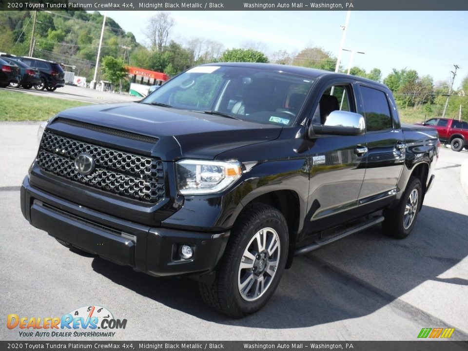 2020 Toyota Tundra Platinum CrewMax 4x4 Midnight Black Metallic / Black Photo #13