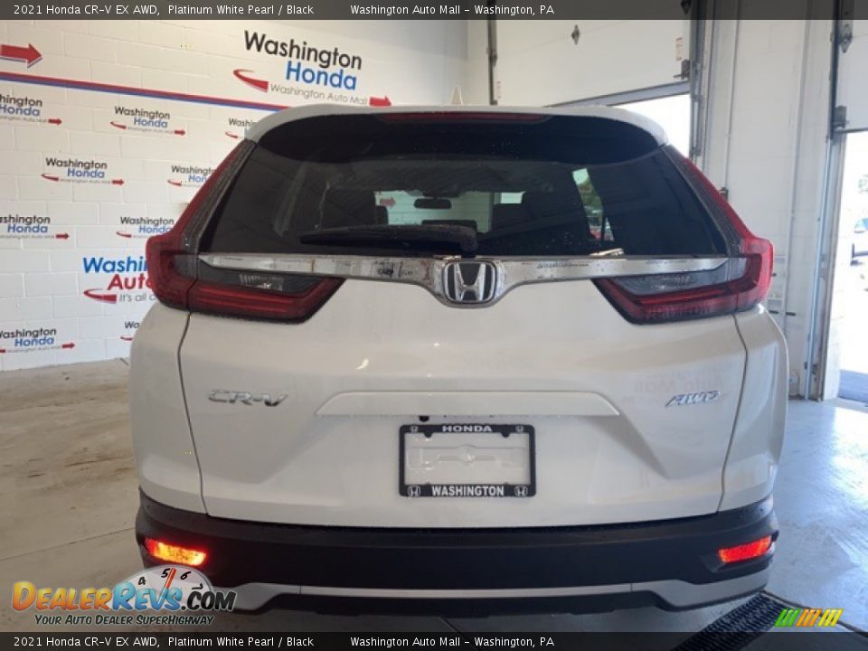 2021 Honda CR-V EX AWD Platinum White Pearl / Black Photo #3