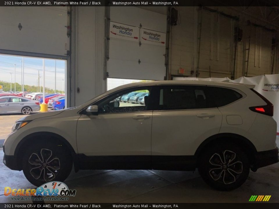 2021 Honda CR-V EX AWD Platinum White Pearl / Black Photo #4