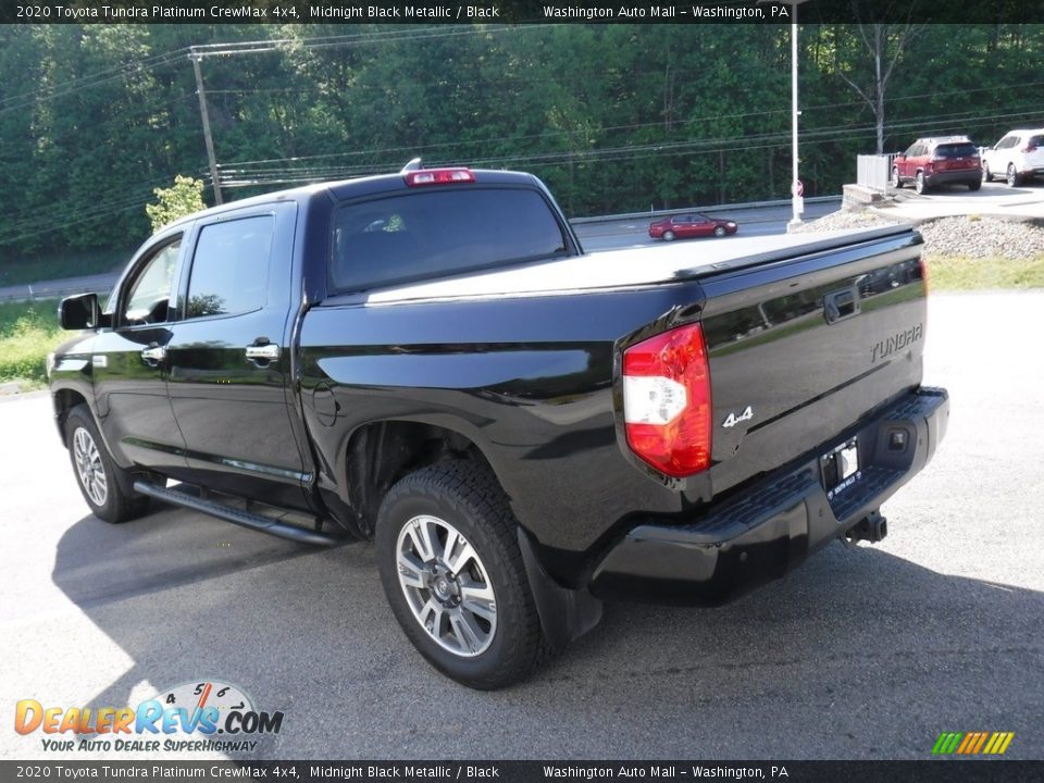 2020 Toyota Tundra Platinum CrewMax 4x4 Midnight Black Metallic / Black Photo #15